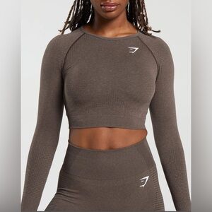 Gymshark VITAL SEAMLESS 2.0 LONG SLEEVE CROP TOP